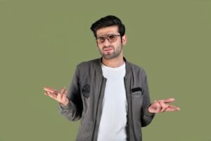 a man wearing glasses